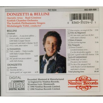 Donizetti & Bellini Operatic Arias
